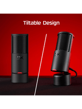 HyperX SoloCast 2 USB Microphone, BLACK