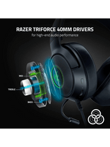 Razer Kraken V3 X Wired USB Gaming Headset, 7.1 Surround Sound, Black