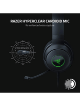 Razer Kraken V3 X Wired USB Gaming Headset, 7.1 Surround Sound, Black