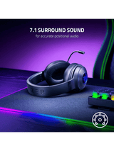Razer Kraken V3 X Wired USB Gaming Headset, 7.1 Surround Sound, Black