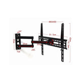 Advanced Full Motion TV Bracket - Multi-Directional Movable Stand, Fits 23 to 60 Inch, High-Quality SH-0440P
