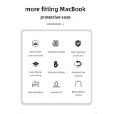 Carbon Fiber Design - Durable Plastic Hardshell MacBook Cases: Ultimate Protection and Style Clear