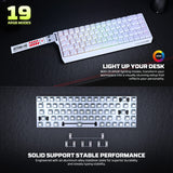 FANTECH ATOM Pro HE68 MK922, High Precision Magnetic Switch Keyboard, 3 Modes: Bluetooth, Wireless & Wired, 8K Polling