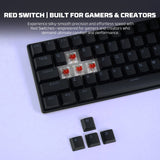 Fantech ATOM61 MK211 Mechanical Gaming Keyboard, 60% Compact Layout with RGB Lighting