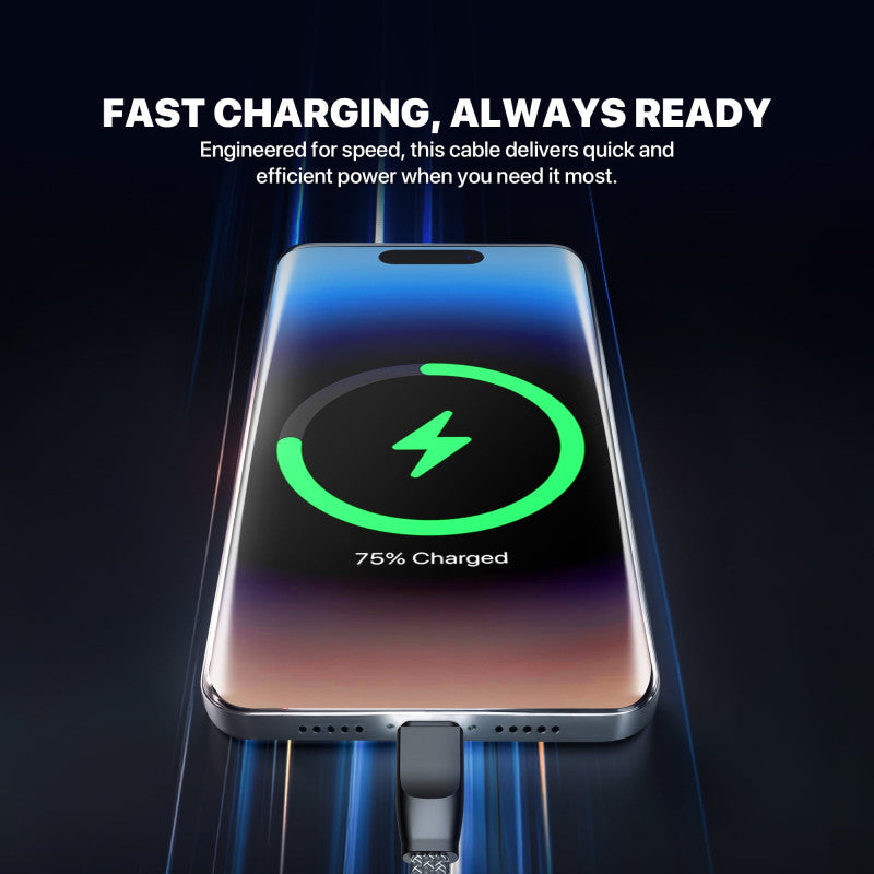 FANTECH DURALINK DL3AC USB To USB-C Braided Cable – 1M, Durable & Fast Charging
