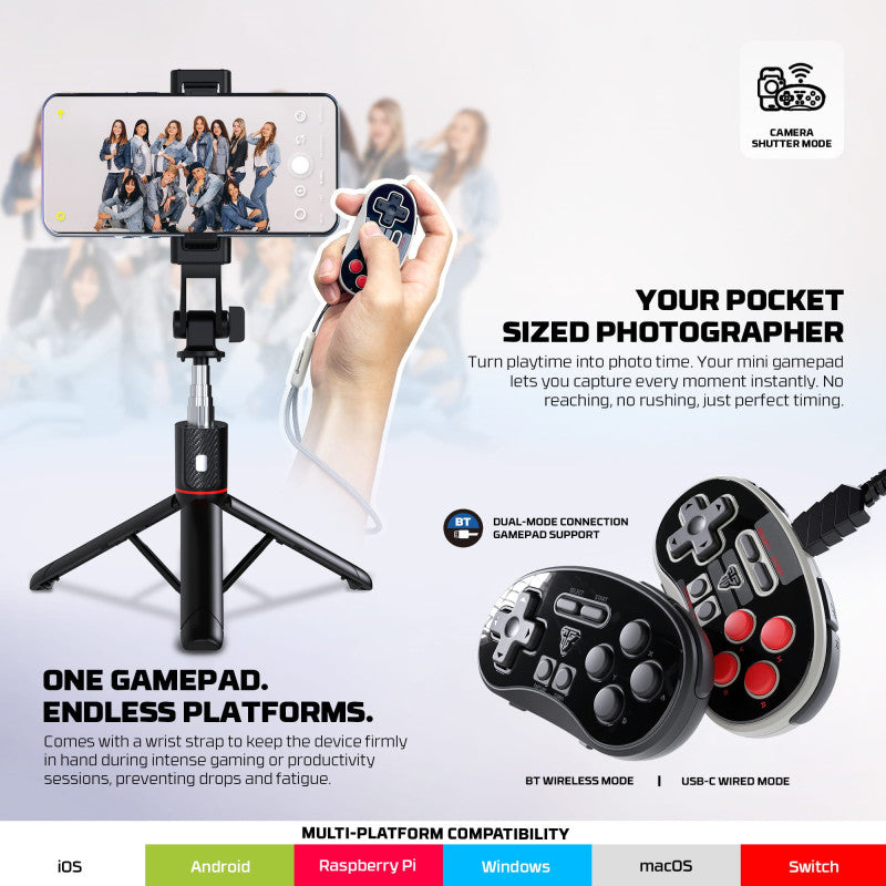 FANTECH EOS Mini WGP17: The Universal Wireless Pocket Gamepad for PC, Mobile & Switch