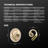 FANTECH FINECOUSTIC GROOVE OWS FT21 OPEN WEARABLE EARBUDS, Perfect For Sport Activities, up to 45 Hours Play time