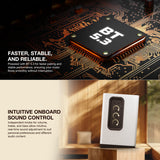 FANTECH Finecoustic Hako Studio 301: 80W 2.0 Bookshelf Speakers, Bluetooth 5.3, 5-Way Connectivity & Hi-Fi Audio