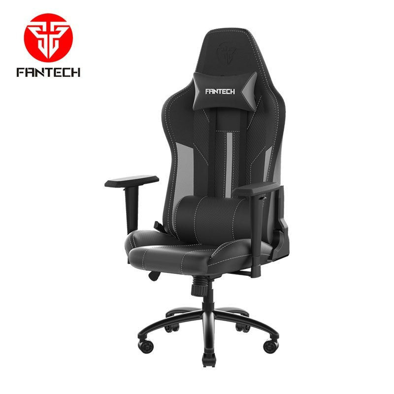 Fantech GC191 Ergonomic & Durable Gaming Chair with 2D Armrests, Extreme Stability Metal Base and Class-4 Hydraulic Grey