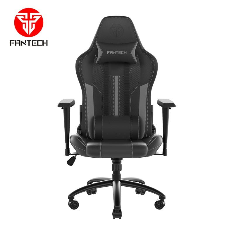 Fantech GC191 Ergonomic & Durable Gaming Chair with 2D Armrests, Extreme Stability Metal Base and Class-4 Hydraulic Grey