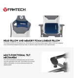 Fantech GC283 Premium Quality Chair, Engineered for Excellence, Unmatched Comfort & Durability, 4D Armrests Crimson Red