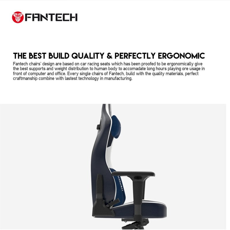 Fantech GC283 Premium Quality Chair, Engineered for Excellence, Unmatched Comfort & Durability, 4D Armrests Volcanic Orange