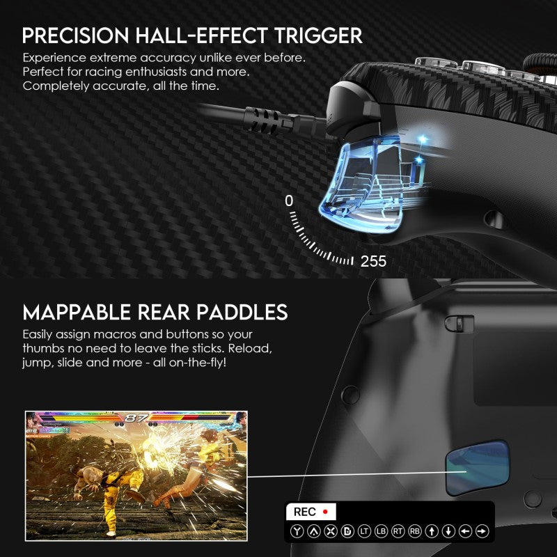Fantech GP15 VEGA: USB Wired Gaming Controller, 12buttons with 4 Lightning Effect