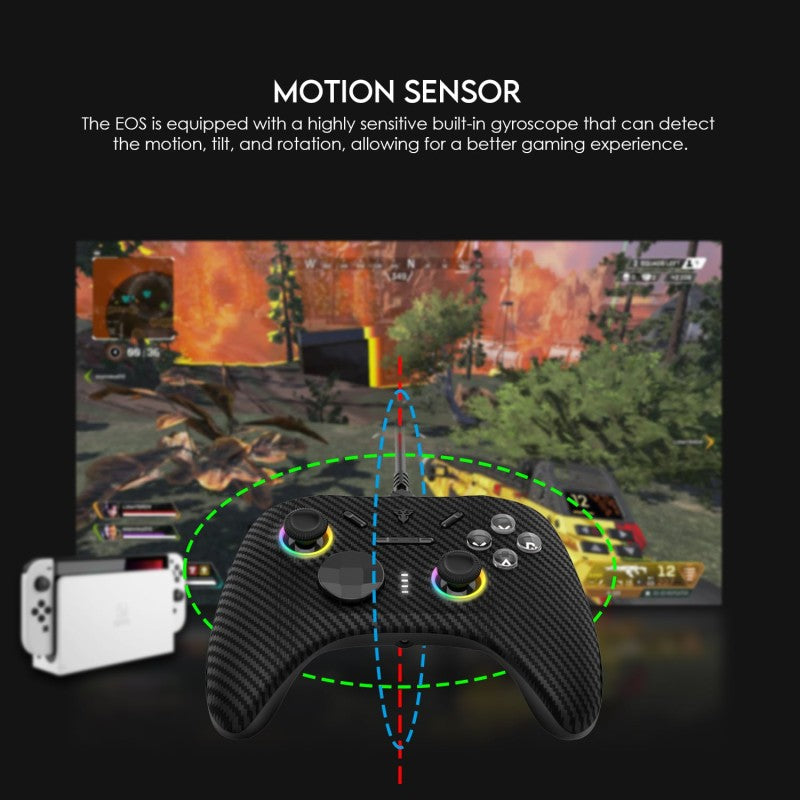 Fantech GP15 VEGA: USB Wired Gaming Controller, 12buttons with 4 Lightning Effect