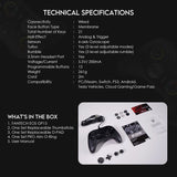 Fantech GP15 VEGA: USB Wired Gaming Controller, 12buttons with 4 Lightning Effect