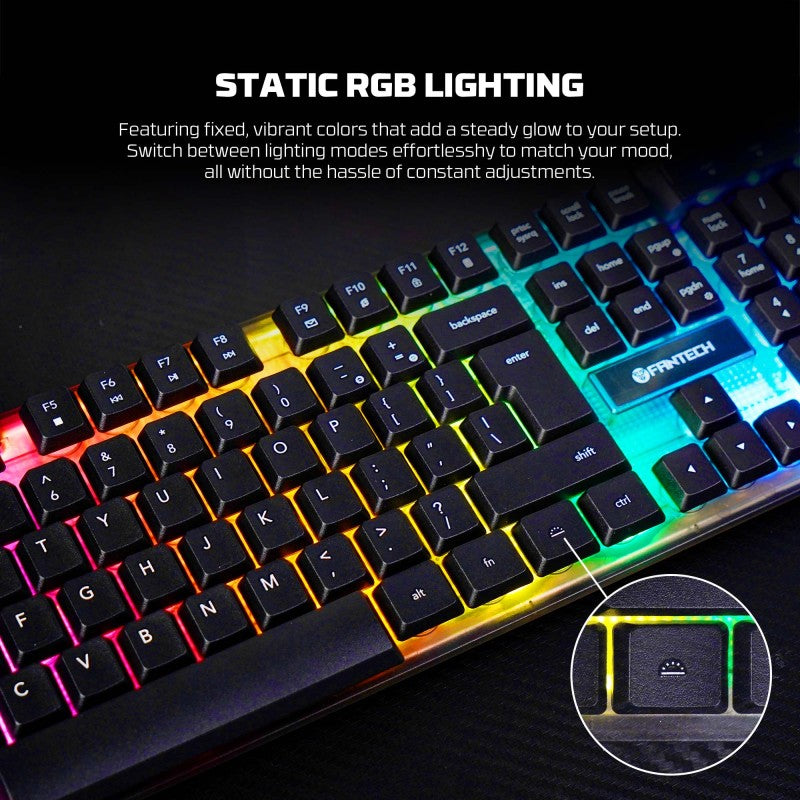 Fantech K515S SHIKARI S, RGB Lighting, Wired Gaming Keyboard