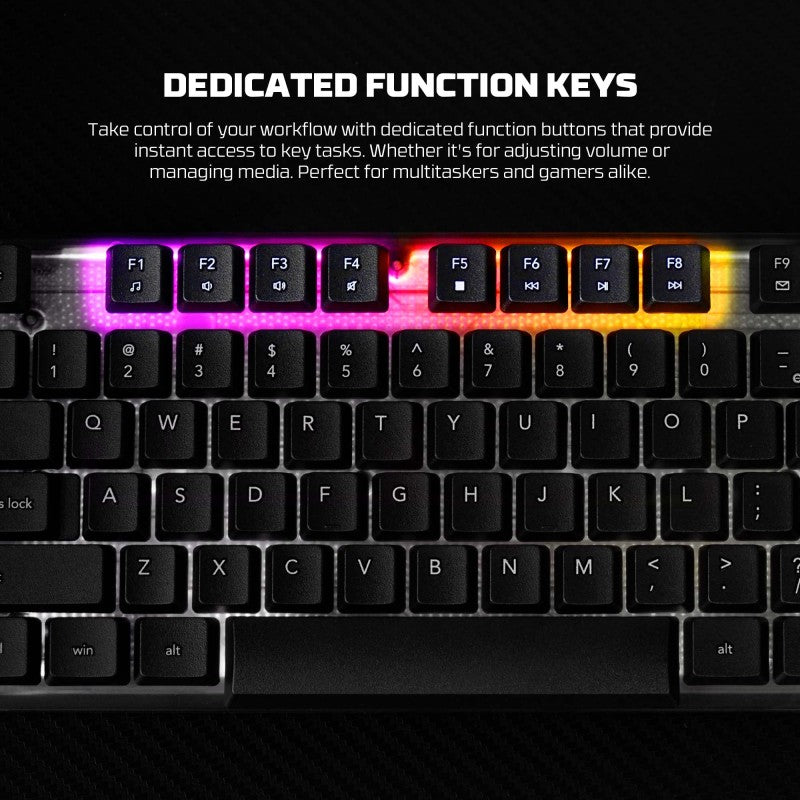 Fantech K515S SHIKARI S, RGB Lighting, Wired Gaming Keyboard