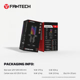 Fantech Leviosa Aura MCX04 USB Condenser Microphone | RGB & ENC Ideal for streamers, YouTubers, gaming, podcasts & recording