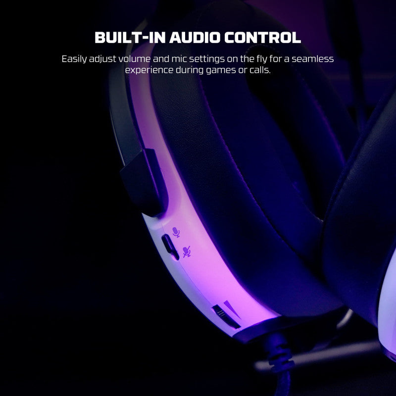 FANTECH MH92 CARBON Immersive Audio Gaming Headset, Crystal-Clear Noise Canceling Mic