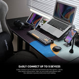 Fantech MK858 MAXFIT67, 3 Modes: Bluetooth, Wireless & Wired, Rechargeable Built-in Battery, Modular Mechanical Gaming Keyboard