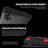 FANTECH MK918 ATOM PRO97, 3 Modes: Bluetooth, Wireless & Wired, Built-in Battery, Mechanical Gaming Keyboard