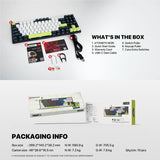 Fantech MORI Edition MK877S - ATOM87S, Pro Wired Mechanical Keyboard with RGB Lighting White