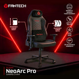 FANTECH NeoArc Pro GC284P Luxury PU Leather, Magnetic Memory Foam & Lumbar Support, Ultimate Comfort Fully Adjustable Features