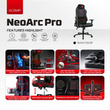 FANTECH NeoArc Pro GC284P Luxury PU Leather, Magnetic Memory Foam & Lumbar Support, Ultimate Comfort Fully Adjustable Features