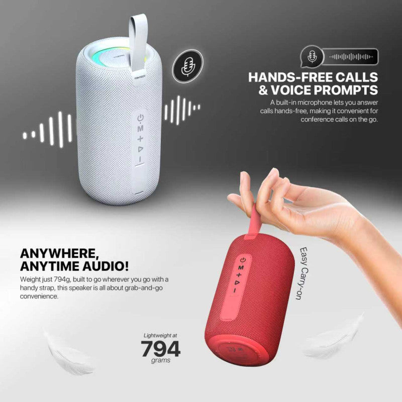 FANTECH NERABOX BS159 Wireless Speaker Bluetooth 5.4, 10W RMS, TWS Mode, USB, AUX & TF Support, Built-in Battery