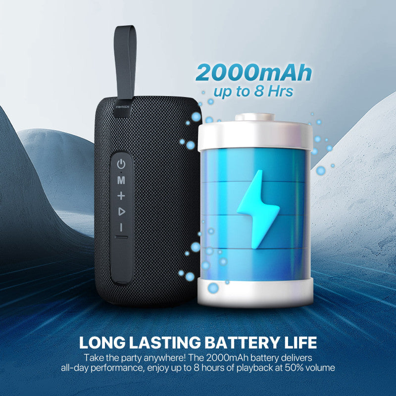 FANTECH NERABOX BS159 Wireless Speaker Bluetooth 5.4, 10W RMS, TWS Mode, USB, AUX & TF Support, Built-in Battery