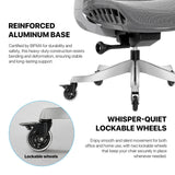 Fantech OC1 PRO Professional Ergonomic Chair for All-Day Work Comfort Black