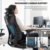 Fantech OC1 PRO Professional Ergonomic Chair for All-Day Work Comfort Black
