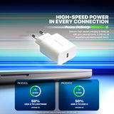 FANTECH Power Kit PK202CC – 20W PD Fast Charging USB-C Charger + 1M USB-C to USB-C Cable