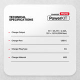 FANTECH Power Kit PK202CC – 20W PD Fast Charging USB-C Charger + 1M USB-C to USB-C Cable