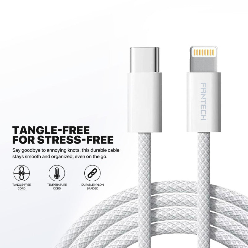 FANTECH Power Kit PK202CC – 20W PD Fast Charging USB-C Charger + 1M USB-C to USB-C Cable