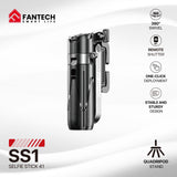 FANTECH SS141 SELFIE STICK: Pocket-Sized Mini Quadripod Stand, Bluetooth Remote, Adjustable Height (11.7 cm to 41 cm)