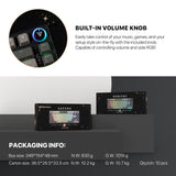 Fantech STELLAR Edition MK913 - ATOM PRO83, 3 Modes: Bluetooth, Wireless & Wired, Built-in Battery, Mechanical Gaming Keyboard