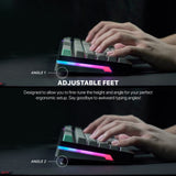Fantech STELLAR Edition MK913 - ATOM PRO83, 3 Modes: Bluetooth, Wireless & Wired, Built-in Battery, Mechanical Gaming Keyboard