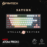 Fantech STELLAR Edition MK913 - ATOM PRO83, 3 Modes: Bluetooth, Wireless & Wired, Built-in Battery, Mechanical Gaming Keyboard