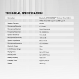 Fantech STUDIO PRO WHG03P, Premium Wireless Headset, 4 Mode: Wired USB port, Bluetooth, Wireless Strikespeed & 3.5mm jack