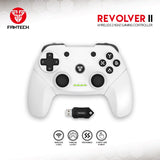 Fantech WGP12 Revolver II: Wireless 2.4GHz Gaming Controller with Buit-In Rechargeable Lithium-ion Battery
