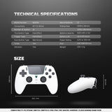 FANTECH WGP16 NOVA II Wireless Multi-Platform Gamepad – Dual Mode, Vibration, Motion Controls, 10H Battery, White