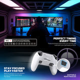 FANTECH WGP16 NOVA II Wireless Multi-Platform Gamepad – Dual Mode, Vibration, Motion Controls, 10H Battery, White