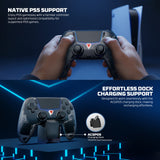 FANTECH WGP16D Nova II Wireless Controller, Multi-Platform Gaming Pad for PS5, PC & Mobile