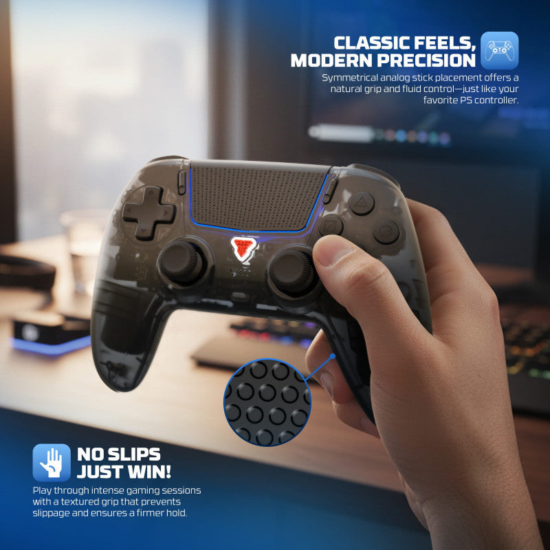 FANTECH WGP16D Nova II Wireless Controller, Multi-Platform Gaming Pad for PS5, PC & Mobile