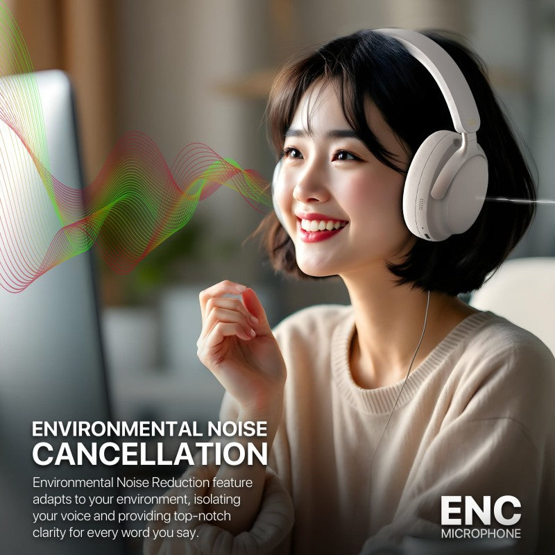 FANTECH WH07A GO VIBE: Bluetooth, - Active Noise Cancelling (ANC) WIRELESS HEADSET