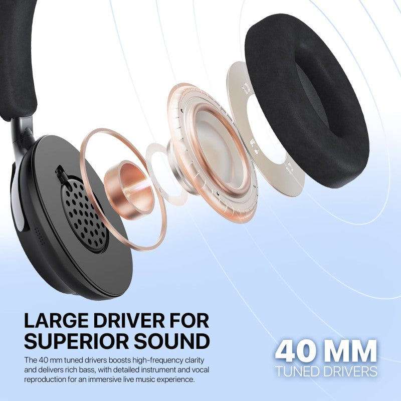 FANTECH WH07A GO VIBE: Bluetooth, - Active Noise Cancelling (ANC) WIRELESS HEADSET
