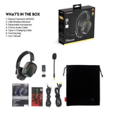 FANTECH WHG02 Harmony: Tri Mode Bluetooth, Wired, USB Wireless Headset
