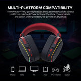 FANTECH WHG02 PRO Harmony: Tri Mode Bluetooth, Wired, USB Wireless Headset, up to 90 Hours Playback