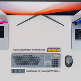 Fantech WK895 GO POP: Bluetooth & Wireless Combo, Connect and switch Up To 3 Devices, Trendy Design, Durable Construction